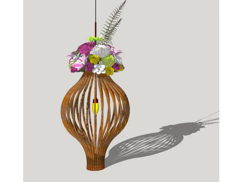 Chandelier combination 3D Model