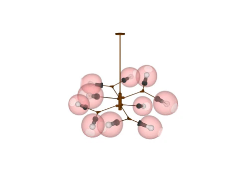 Chandelier combination 3D Model