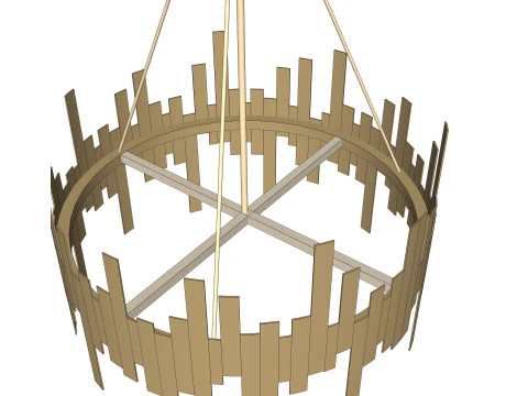 Chandelier combination 3D Model