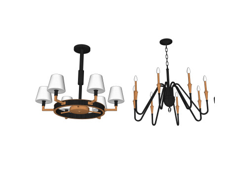 Chandelier combination 3D Модель