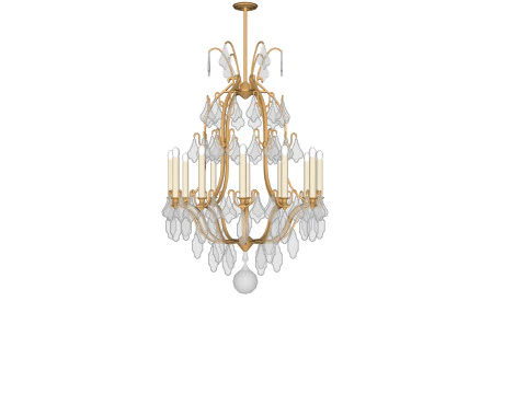 Chandelier combination 3D Model