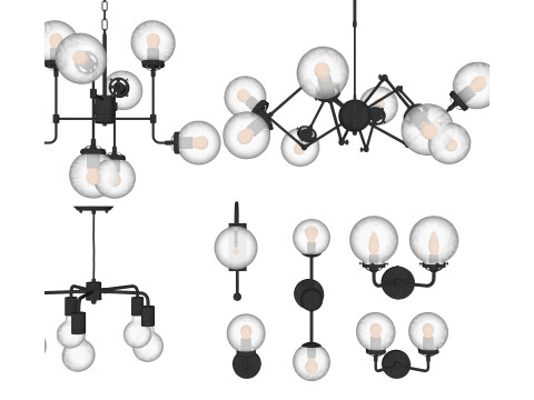 Chandelier combination 3D Модель