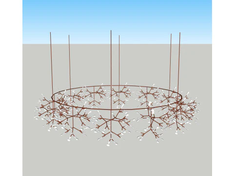 Chandelier combination 3D Model