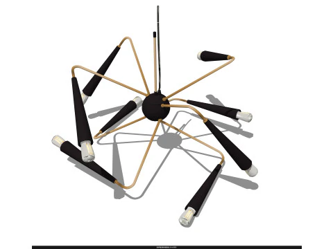 Chandelier combination 3D Model