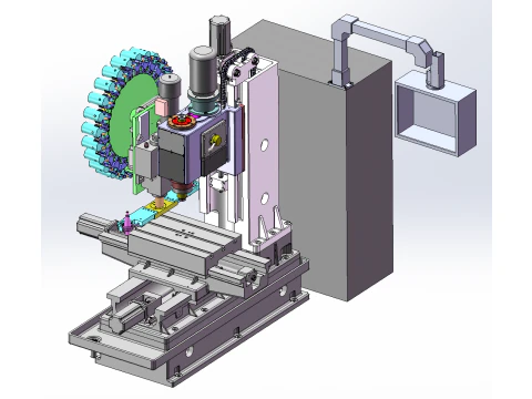 Obrabiarka XH5632 SW18 edytowalna Model 3D