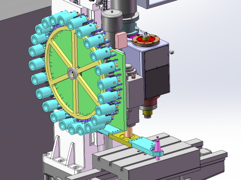 XH5632 machine tool sw18 editable 3Dモデル