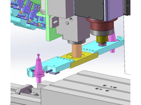 XH5632 machine tool sw18 editable 3D Model