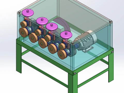 Maszyna do prostowania pręt&oacute;w stalowych sw16 Model 3D