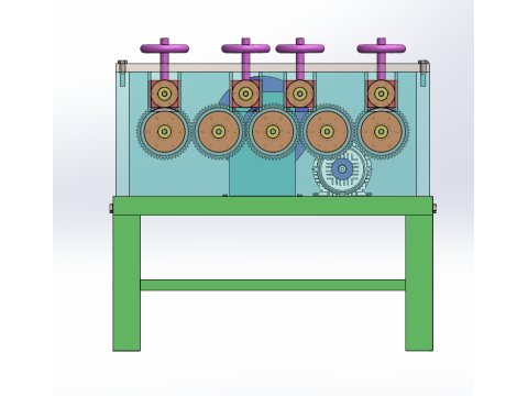 Steel bar straightening machine sw16 3D मॉडल