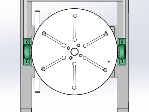 Two-axis positioner sw23 editable 3D Model