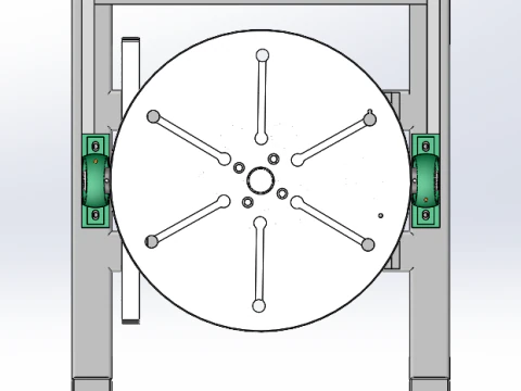 Two-axis positioner sw23 editable 3D Model