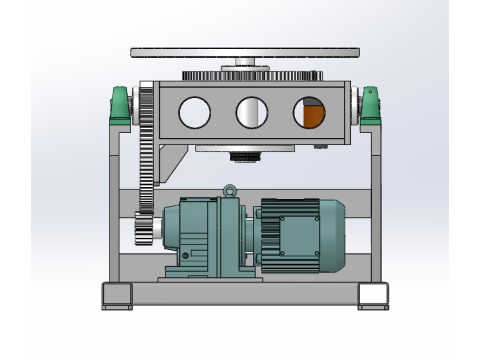 Two-axis positioner sw23 editable 3D Model