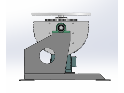 Two-axis positioner sw23 editable 3D Model