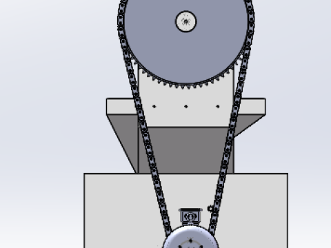 Parallel grading walnut shell breaking machine Modelo 3D
