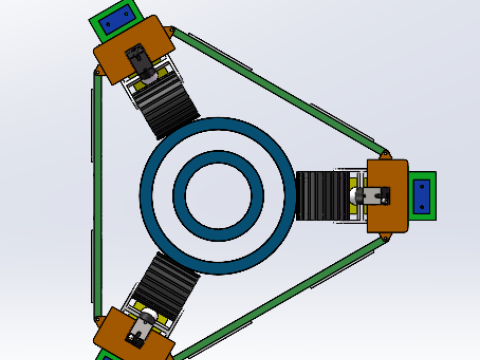 Pole-climbing robot sw16 is editable 3D Модель