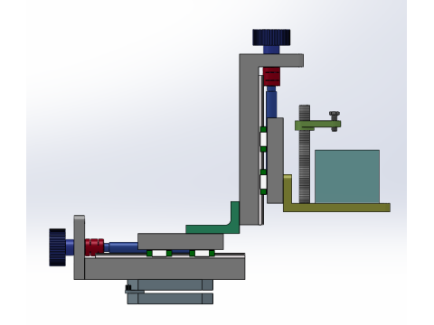 Prism lifting translation stage sw17 editable 3Dモデル