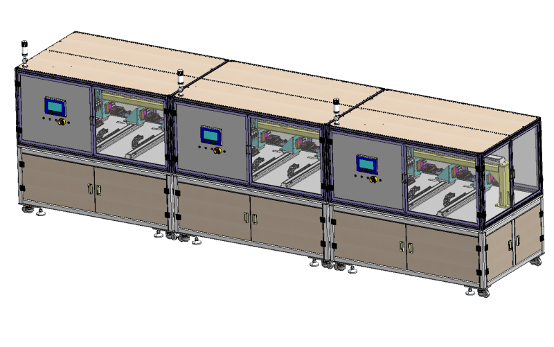 Six-station glue dispensing equipment sw18 3D Modell .c4d .max .obj .3ds .fbx .stl .blend 