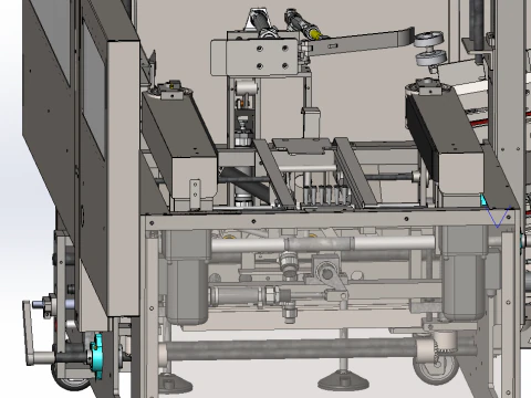 High speed unboxing machine sw18 editable 3D Model