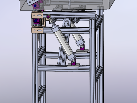 Food tray flipping rack SW22 editable editor Model 3D