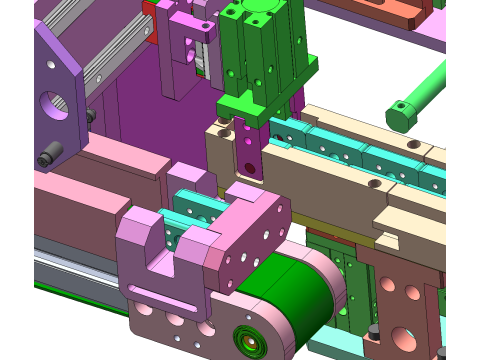 PE8-6 assembly machine sw18 editable 3D Модель