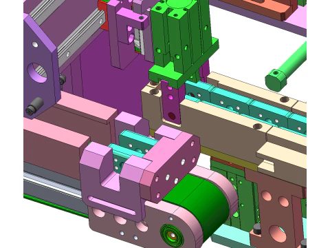 PE8-6 assembly machine sw18 editable 3D Model