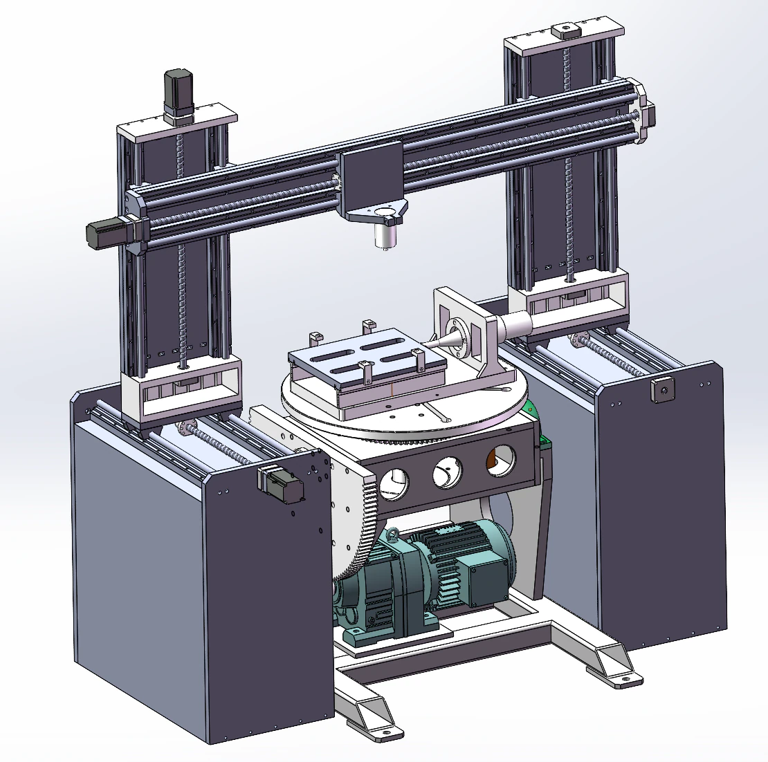 Laser processing machine sw21 editable 3D Model .c4d .max .obj .3ds .fbx .stl .blend 