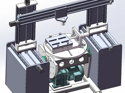 Laser processing machine sw21 editable 3D Model