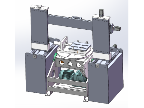Laser processing machine sw21 editable Model 3D