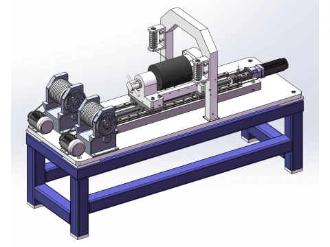 Single-crystal silicon rod opener sw22 editable 3D Model