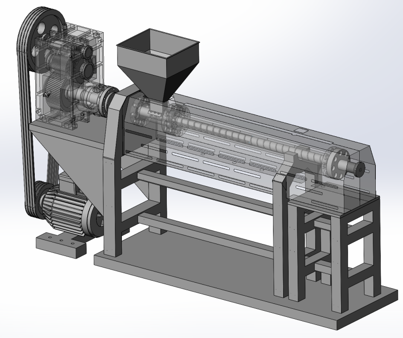 Design of noodle extruder 3Dモデル .c4d .max .obj .3ds .fbx .stl .blend 