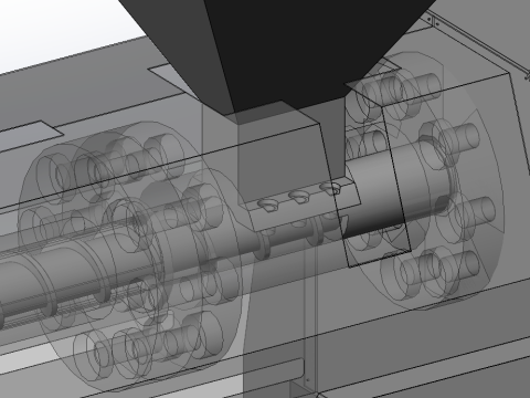 Design of noodle extruder 3Dモデル