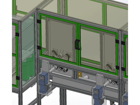 Wet spinning machine 3D Model
