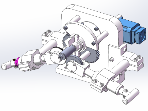 Spiral tube forming machine 3Dモデル