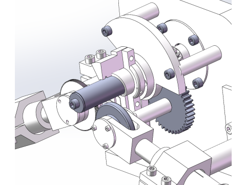 Spiral tube forming machine 3D 模型