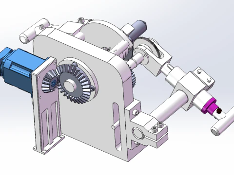 Spiral tube forming machine 3D Model