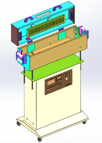 Adjustable power frequency spark machine Modello 3D .c4d .max .obj .3ds .fbx .stl .blend 