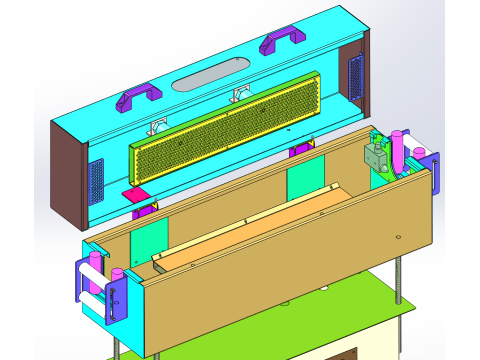 Adjustable power frequency spark machine Modello 3D