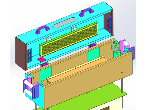 Adjustable power frequency spark machine 3D Model