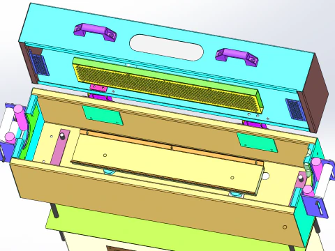 Adjustable power frequency spark machine 3D Model
