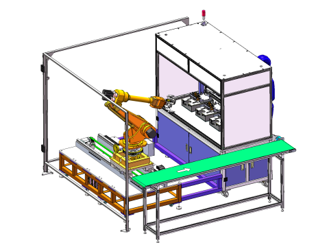 Automotive interface test equipment Modello 3D