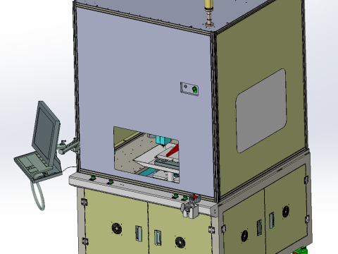 Automobile parts polishing machine 3D 模型