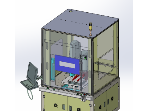 Automobile parts polishing machine 3D 模型