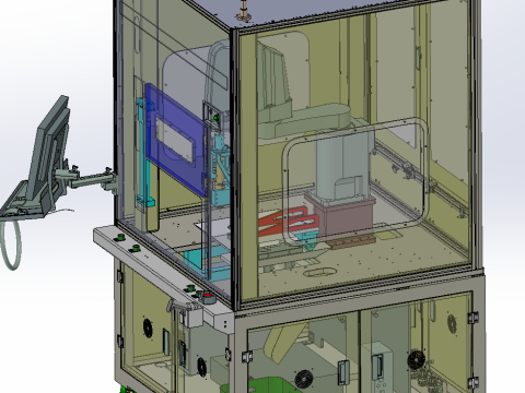 Automobile parts polishing machine 3D 模型