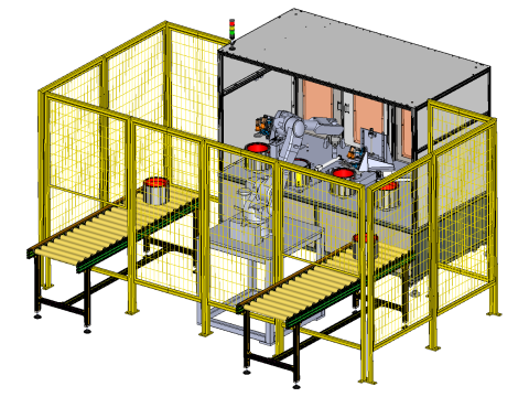 Motor casing testing equipment 3Dモデル