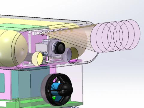Multifunctional underwater collection robot 3D Model