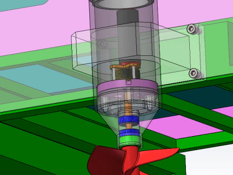 Multifunctional underwater collection robot 3D Model