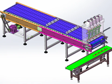 Hook lock screw machine 3D Model