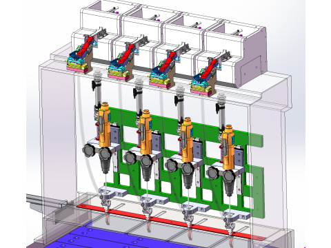 Hook lock screw machine Model 3D