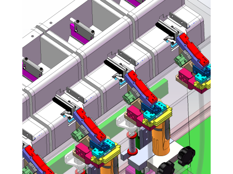 Hook lock screw machine Model 3D