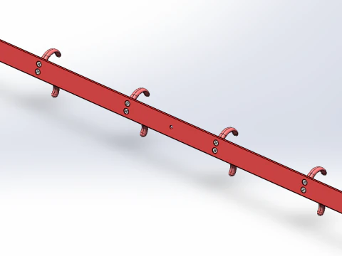 Hook lock screw machine 3D Model